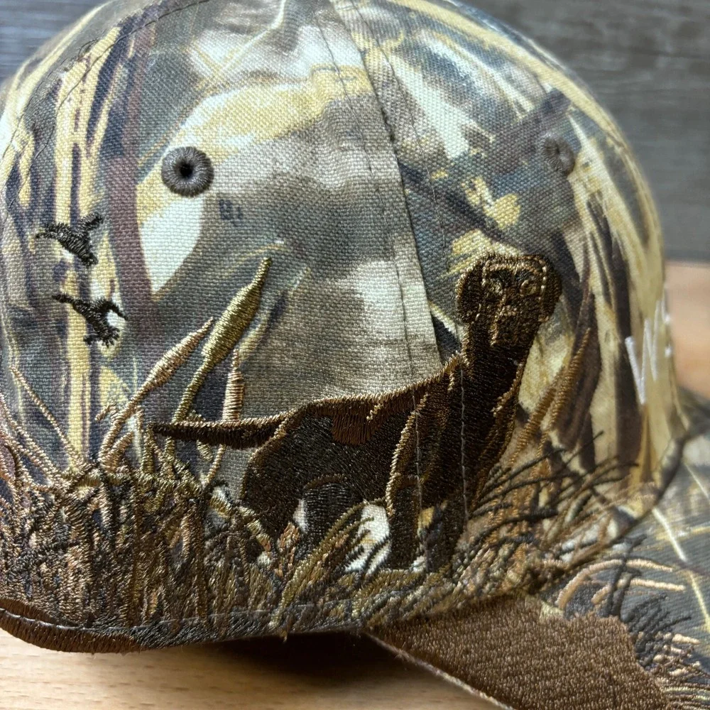 WSB‎ Hat Cap Strap Back One Size Brown Camo Dri Duck Engineering Outdoors